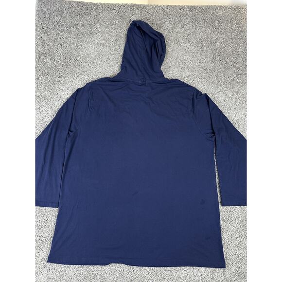 Polo Ralph Lauren Hoodie Mens 4XL Big Navy Polo Bear Graphic Pullover Shirt - Picture 8 of 15